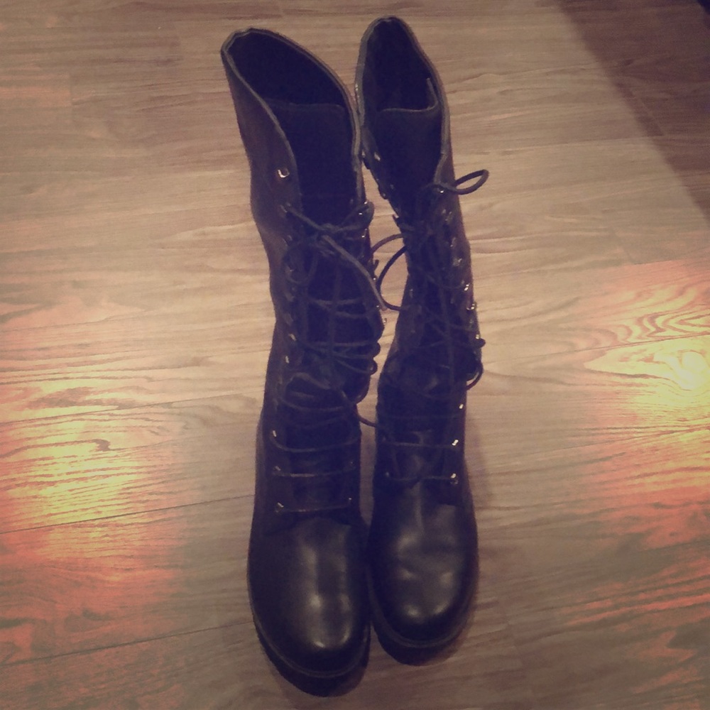 Timb calf high boots